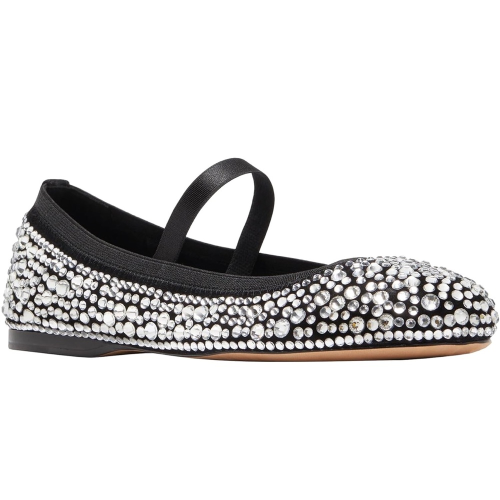 Kate Spade Violette Mary Jane Ballet Flats – Crystal Embellished NIB - Picture 2 of 9